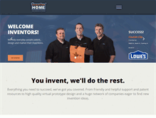 Tablet Screenshot of inventionhome.com